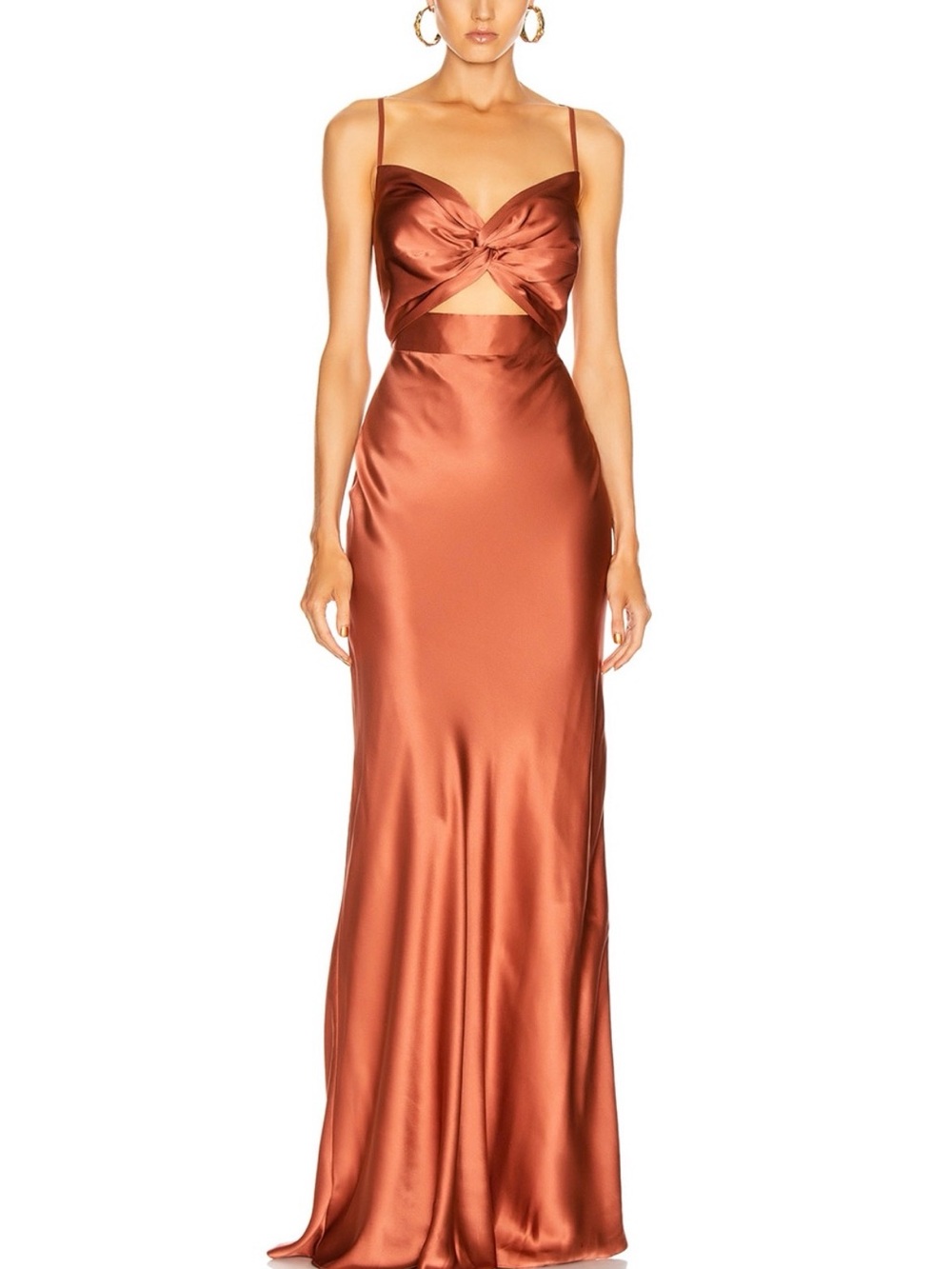 Michelle Mason Copper Dress